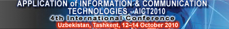 The 5th IEEE International Conference on Application of Information and Communication Technologies AICT2011